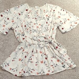 Floral Print Women's Top